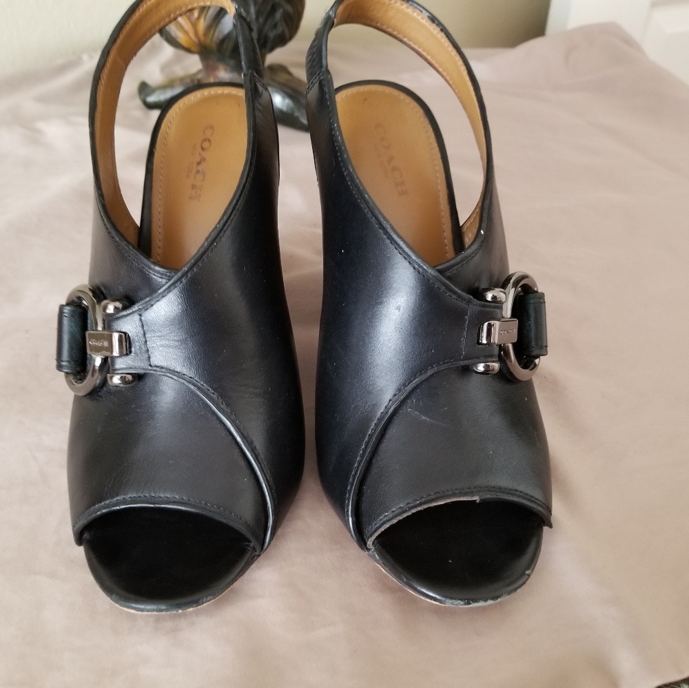 Coach Sling Back Healed Sandals